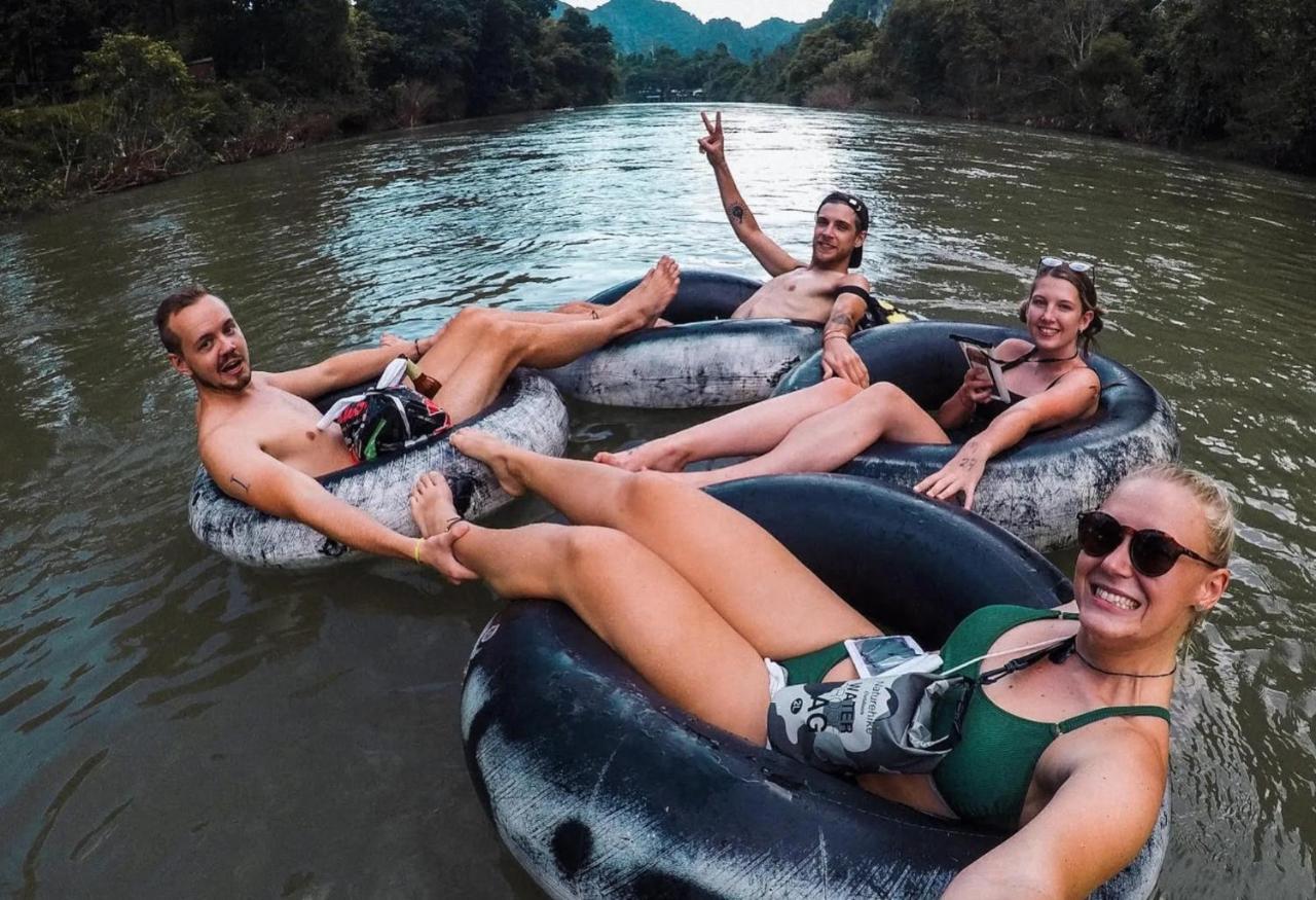 Vang Vieng Queens House Eksteriør bilde